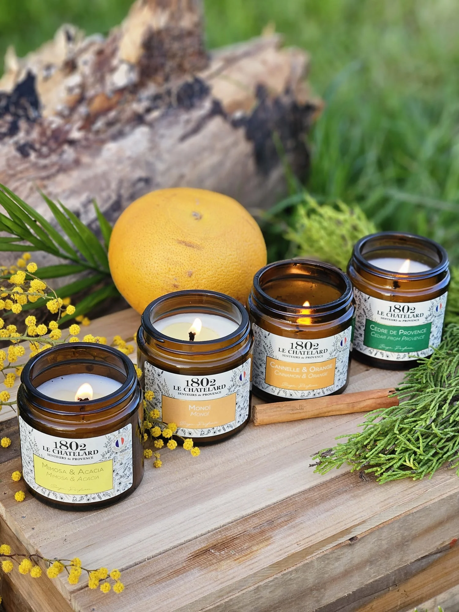 Coffret bougies des Quatre Saisons